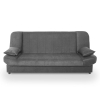 Banquette clic clac convertible en tissu gris