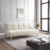 Banquette clic clac scandinave 3 places beige