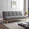 Banquette clic clac scandinave 3 places gris