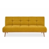 Banquette clic clac scandinave 3 places jaune