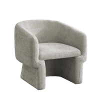 Fauteuil cabriolet en tissu beige