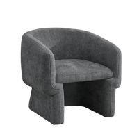 Fauteuil cabriolet en tissu gris