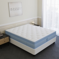 Matelas hybride ressorts ensachés 140 x 190 cm épaisseur 30 cm