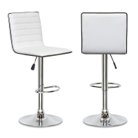 Lot de 2 tabourets blancs