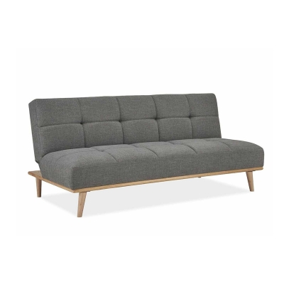 Banquette clic clac scandinave 3 places gris